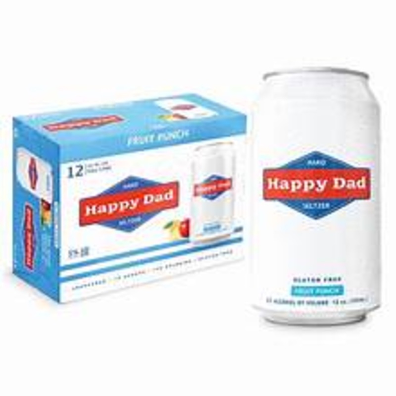Happy Dad Fruit Punch 12oz 12 Pack Cans