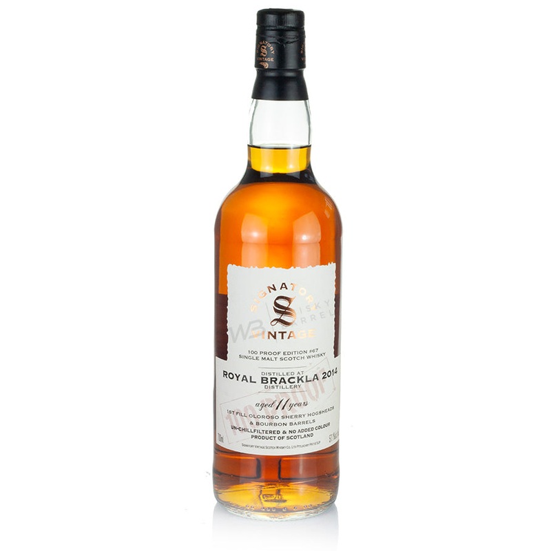 Royal Brackla 11 Year Old 2014 Signatory 100-Proof Edition #67