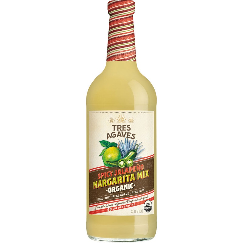 Tres Agaves Spicy Jalapeno Margarita Mix 1L