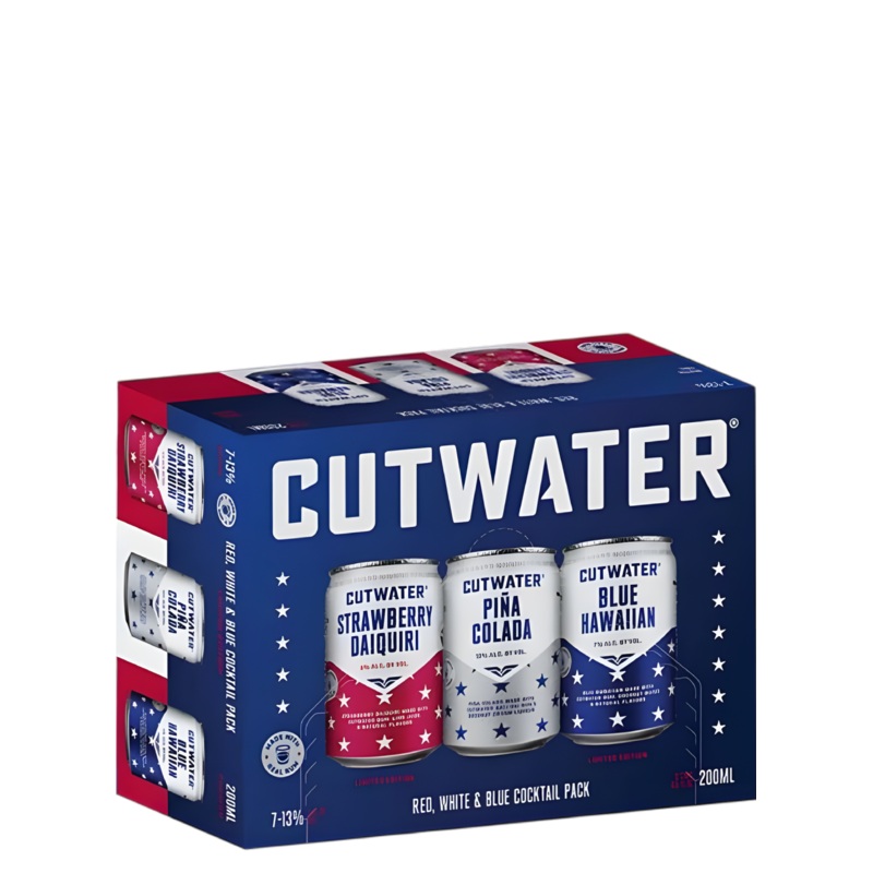 CUTWATER RED WHITE AND BLUE VARIETY