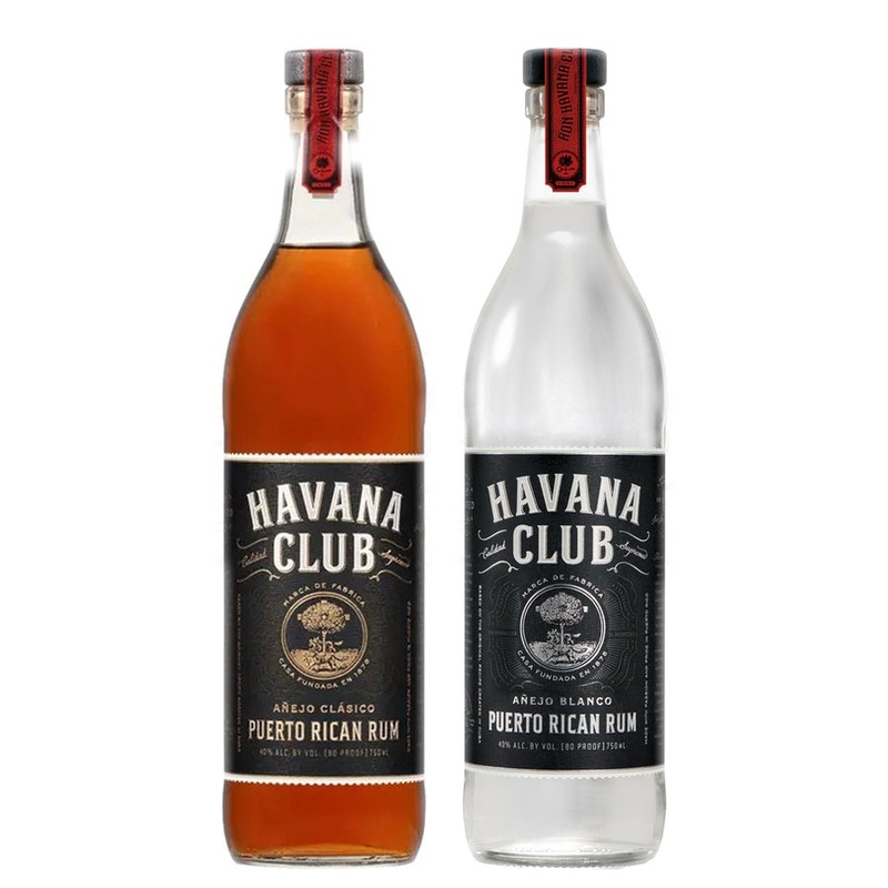 Havana Club Anejo Clasico Rum & Havana Club Light Rum Anejo Blanco Bundle