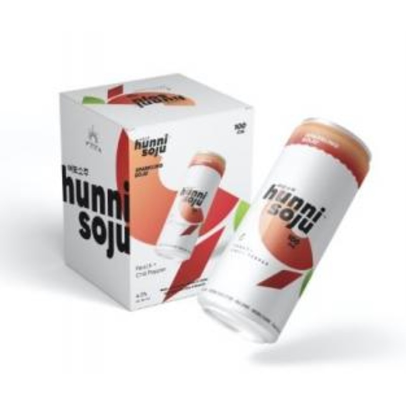 Hunni Soju Peach And Chili Pepper Hunni Soju Peach