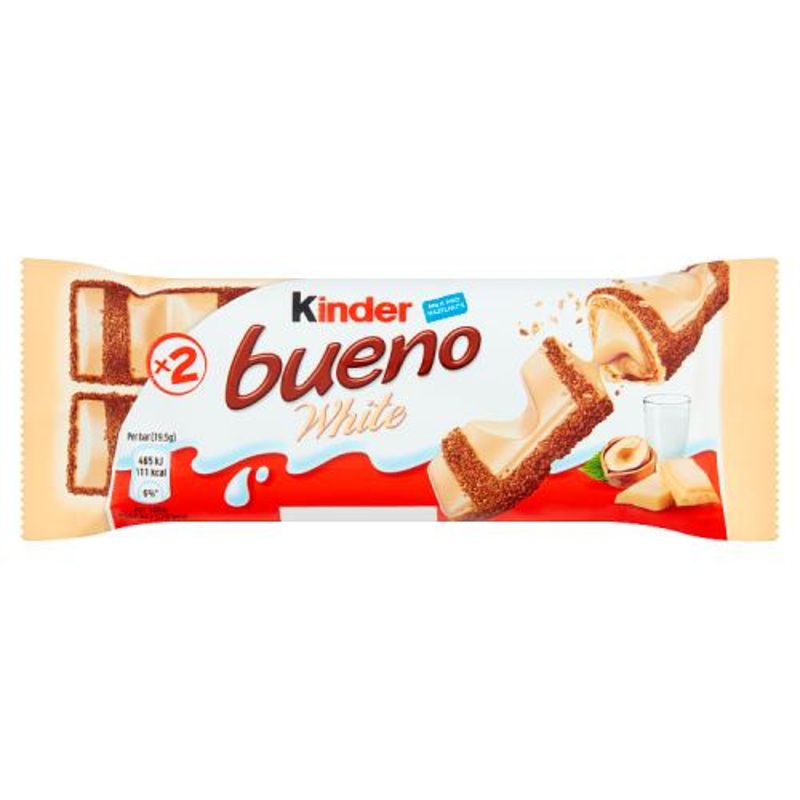 Kinder Bueno White Chocolate 2bars - 39g