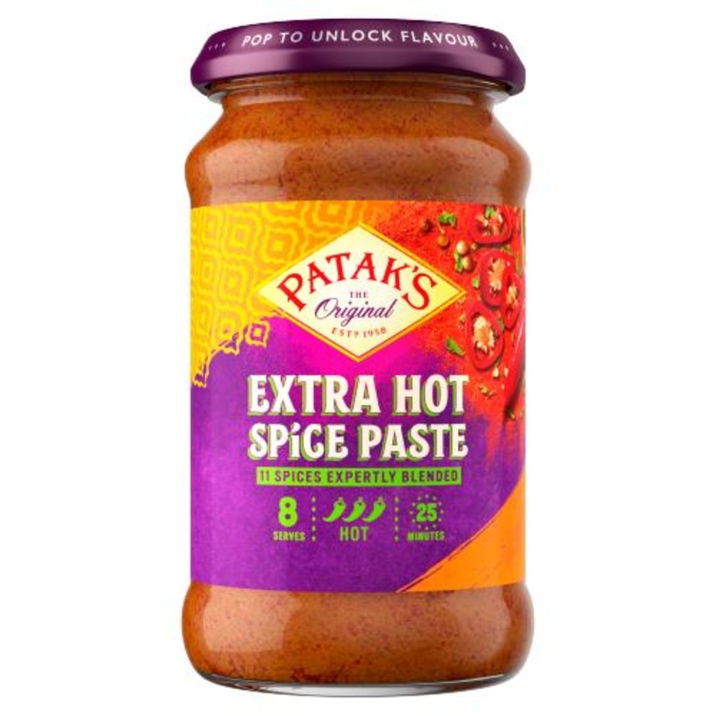 Patak's Hot Curry Spice Paste - 283g