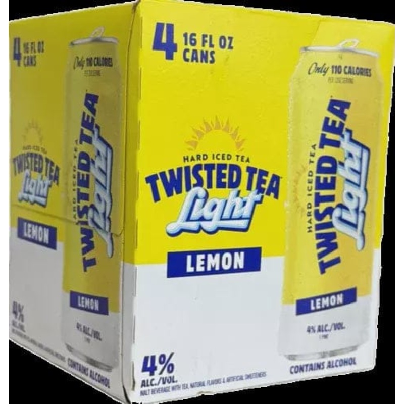 TWISTED TEA LIGHT 4PK 16OZ CANS