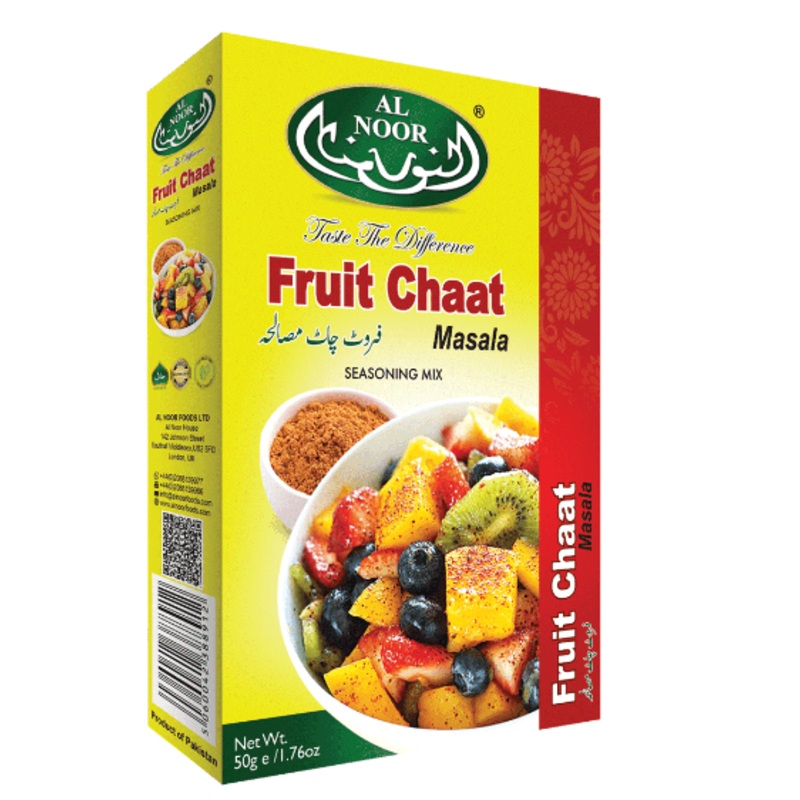 Al Noor Fruit Chaat Masala Seasoning Mix - 50g