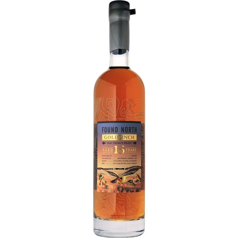 Found North Goldfinch First Flight 15 Year Old Cask Strength Whisky 750ml