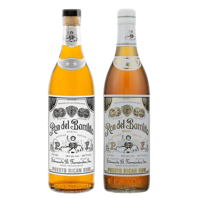 Ron Del Barrilito 2 Star Rum & Ron Del Barrilito 3 Star Rum Bundle