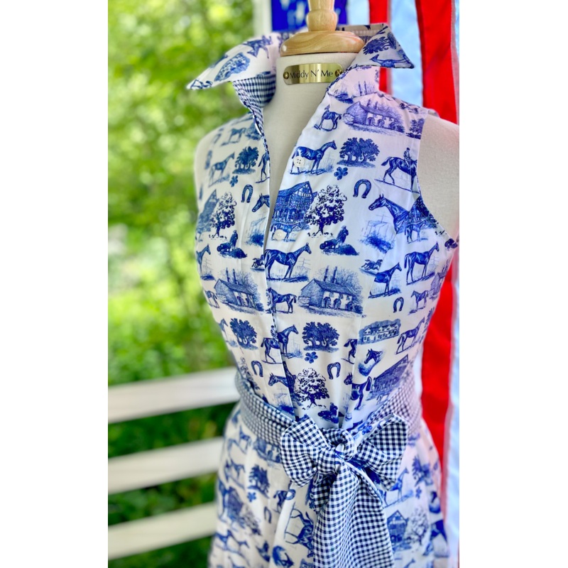 COUNTRY LIVING TUNIC IN NAVY