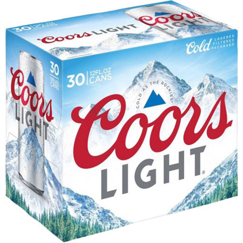 Coors Light 30pk Can