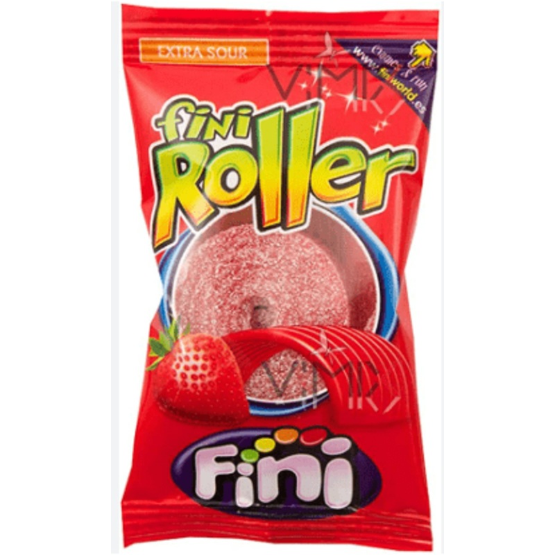Fini Roller Extra Sour Strawberry - 20g