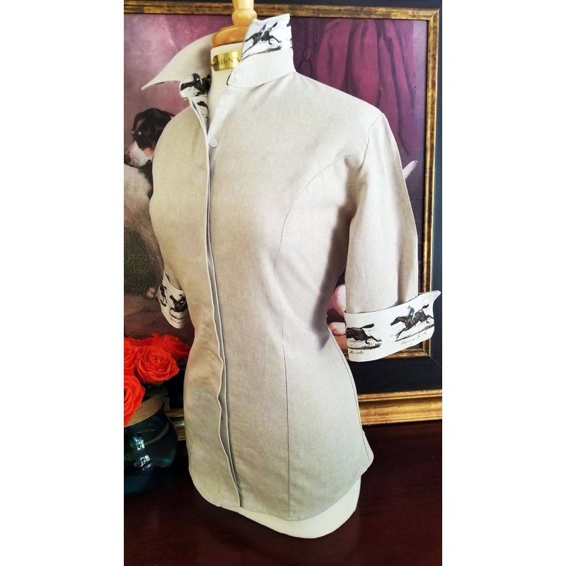 PRIX DE LUTECE SHIRT IN FLAX LINEN