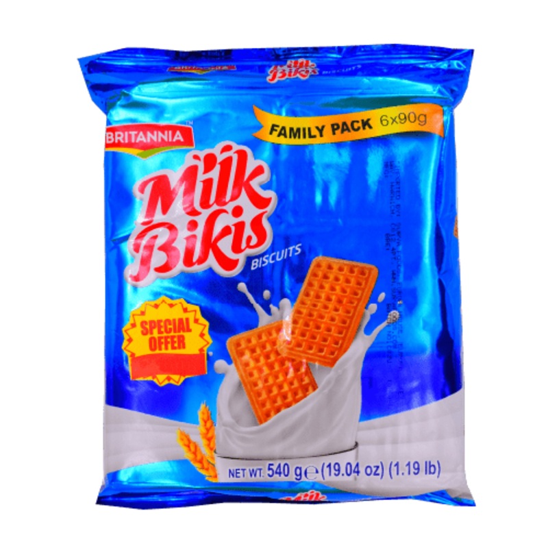 Britannia Milk Bikis Biscuits (pack Of 6) - 540g