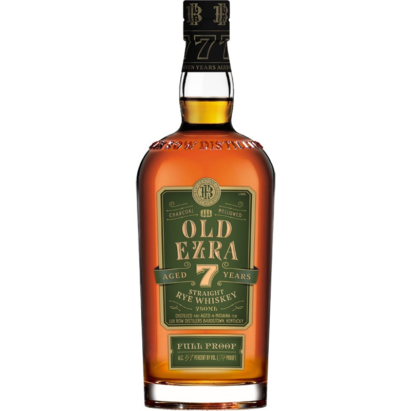 Ezra Brooks Old Ezra 7 Year Old Full Proof Rye Whiskey