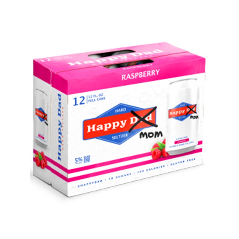 Happy Dad Happy Mom Hard Seltzer Raspberry