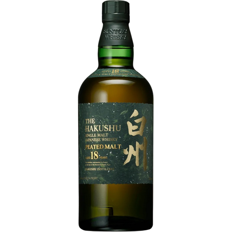 The Hakushu Single Malt Japanese Whisky Peated Malt 18 year 700 ml