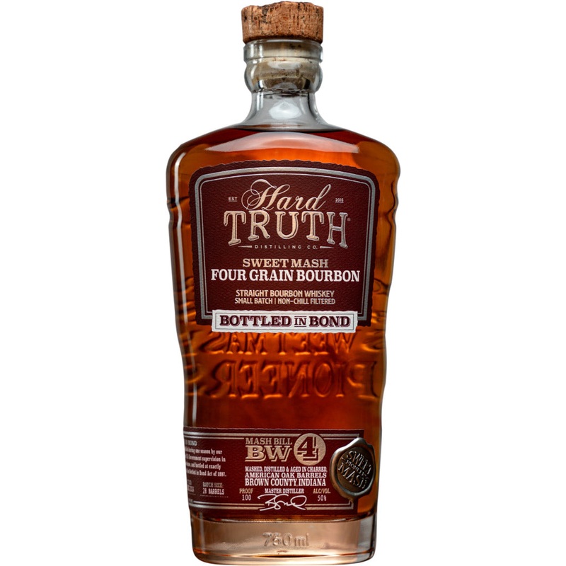 Hard Truth Sweet Mash Four Grain Bourbon Whiskey 750ml