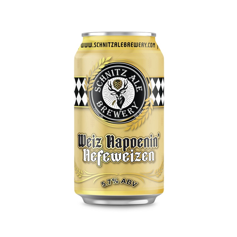 Schnitz Ale Weiz Happenin' Hefeweizen 12 oz can