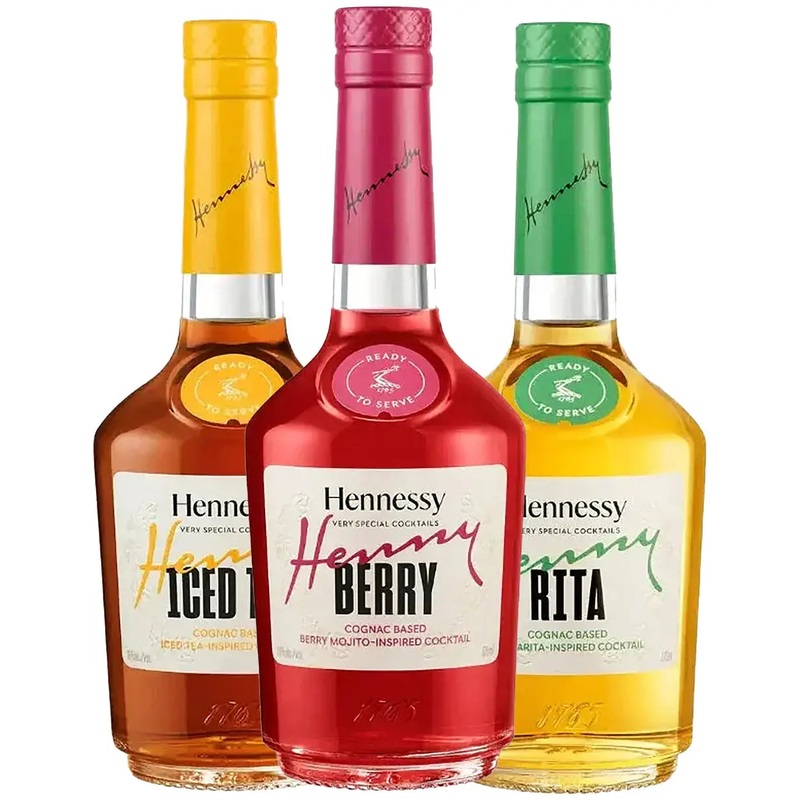 Hennessy Ready-to-Serve Cocktail Trio 3-Pack 375ml