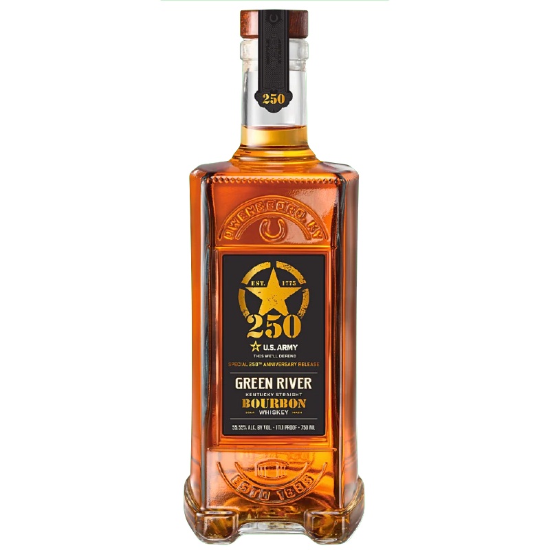 Green River Kentucky Straight Bourbon US Army 250th Anniversary Release 750 ml