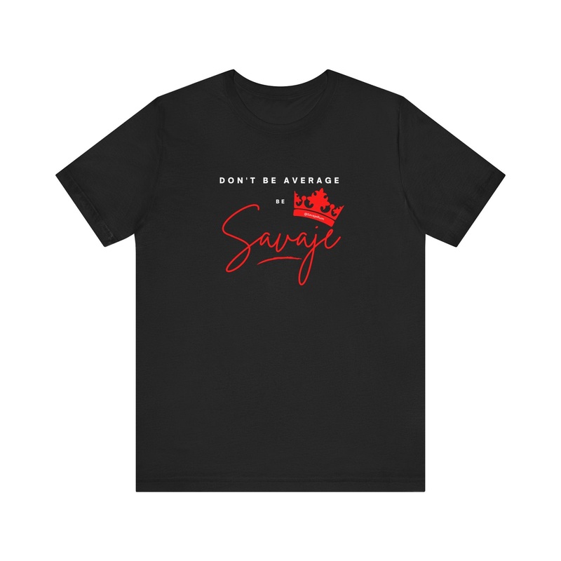 Savaje Rum 'Don't be Average, Be Savaje' T-Shirt Black