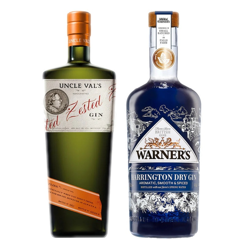 Uncle Vals Gin Zested & Warners Gin Harrington Dry Bundle