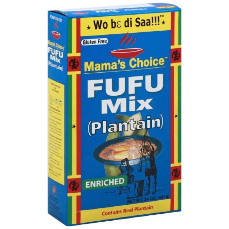 Mama's Choice Plantain Fufu Mix (gluten Free) - 624g