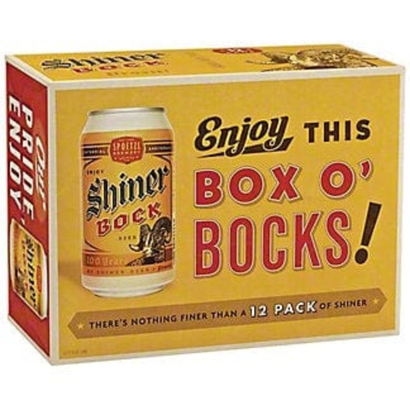 SHINER BOCK 12PK CAN