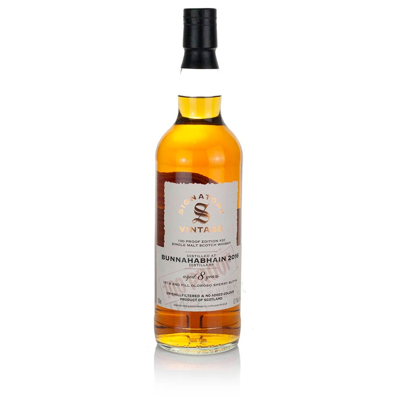 Bunnahabhain 8 Year Old 2016 Signatory 100-Proof Edition #31