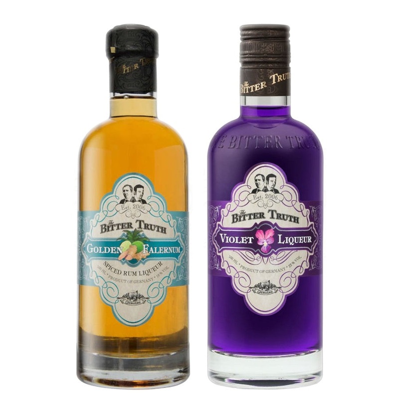 The Bitter Truth Golden Falernum Rum Liqueur & The Bitter Truth Violet Liqueur Bundle