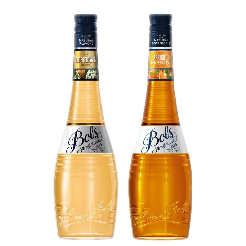 BOLS Elderflower Liqueur & Bols Liqueurs Butterscotch Schnapps Bundle