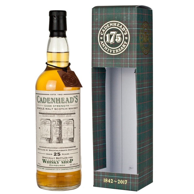 Bruichladdich 25 Year Old 1992 Cadenhead's Edinburgh 175th Anniversary