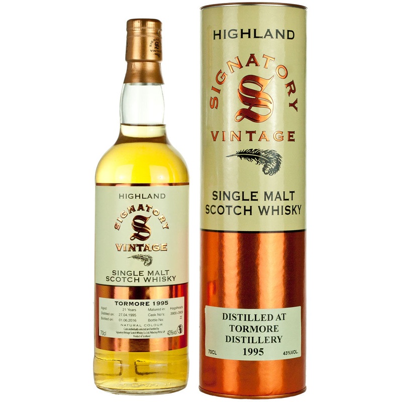 Tormore 21 Year Old 1995 Signatory