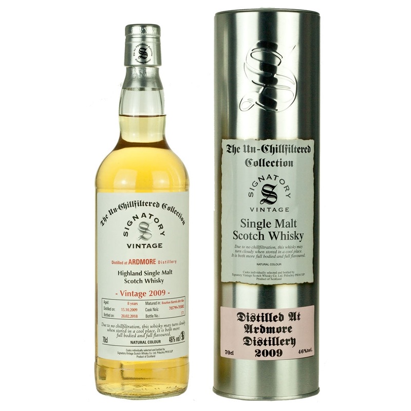 Ardmore 8 Year Old 2009 Signatory Un-Chillfiltered