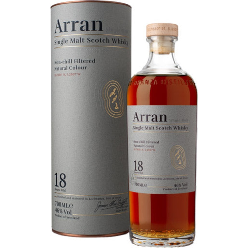Arran Malt 18 Year Old Single Malt Whisky 700ml