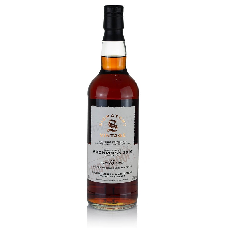 Auchroisk 13 Year Old 2010 Signatory 100-Proof Edition #12