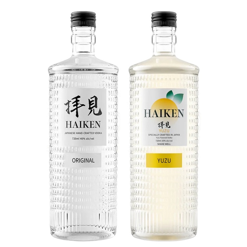 Haiken Japanese Vodka & Haiken Yuzu Flavored Vodka Bundle