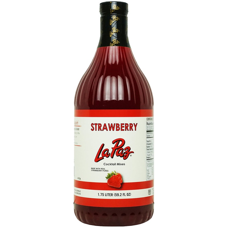 La Paz Strawberry Margarita Mix 1.75L