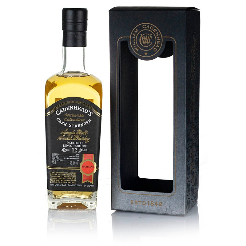 Ledaig (Tobermory) 12 Year Old 2008 Cadenhead's Tasting Tour Of Scotland