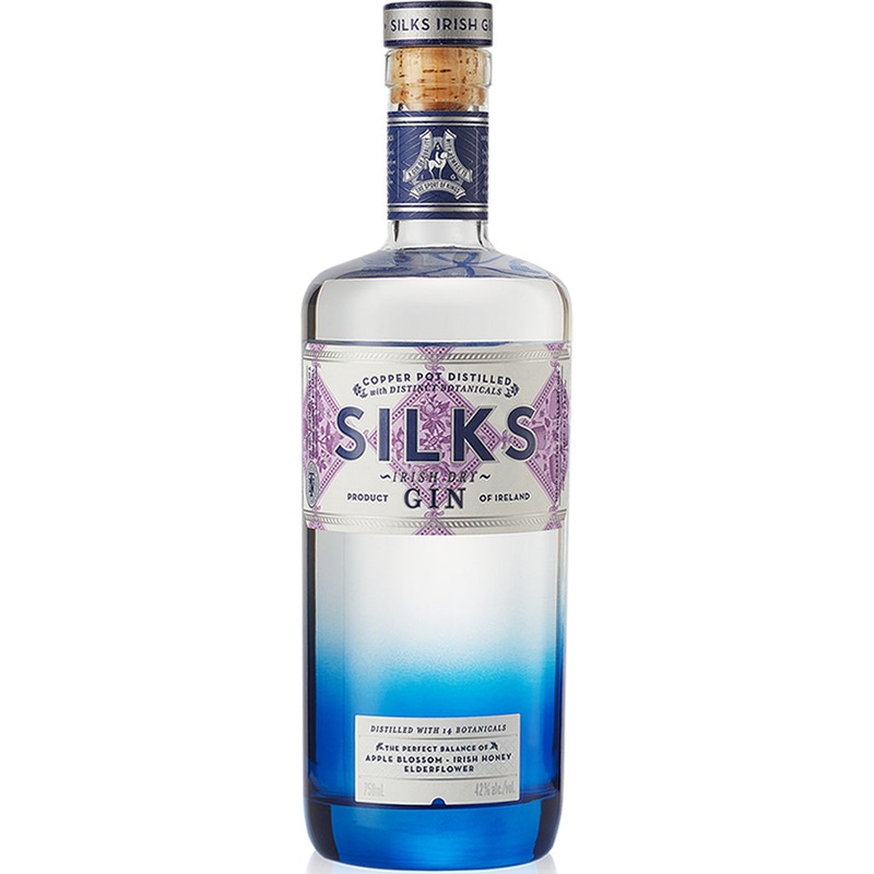 Silks Irish Dry Gin 750ml