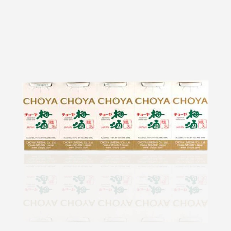 Choya Plum Wine (With Fruit) Set of 5 Mini Cups