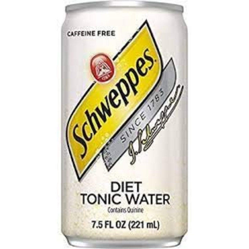 Schweppes Diet Tonic Water 7.5oz Cans 6pk