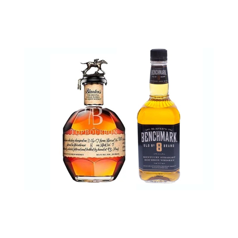 Blantons Bourbon & Benchmark Bourbon 750ml