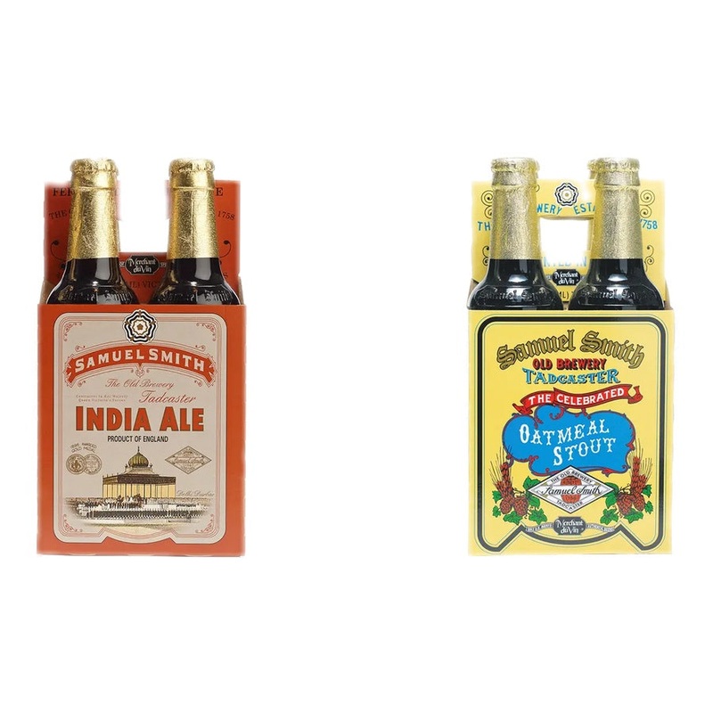 Samuel Smith India Pale Ale 12 Pack & Samuel Smith Oatmeal Stout 12 Pack Bundle