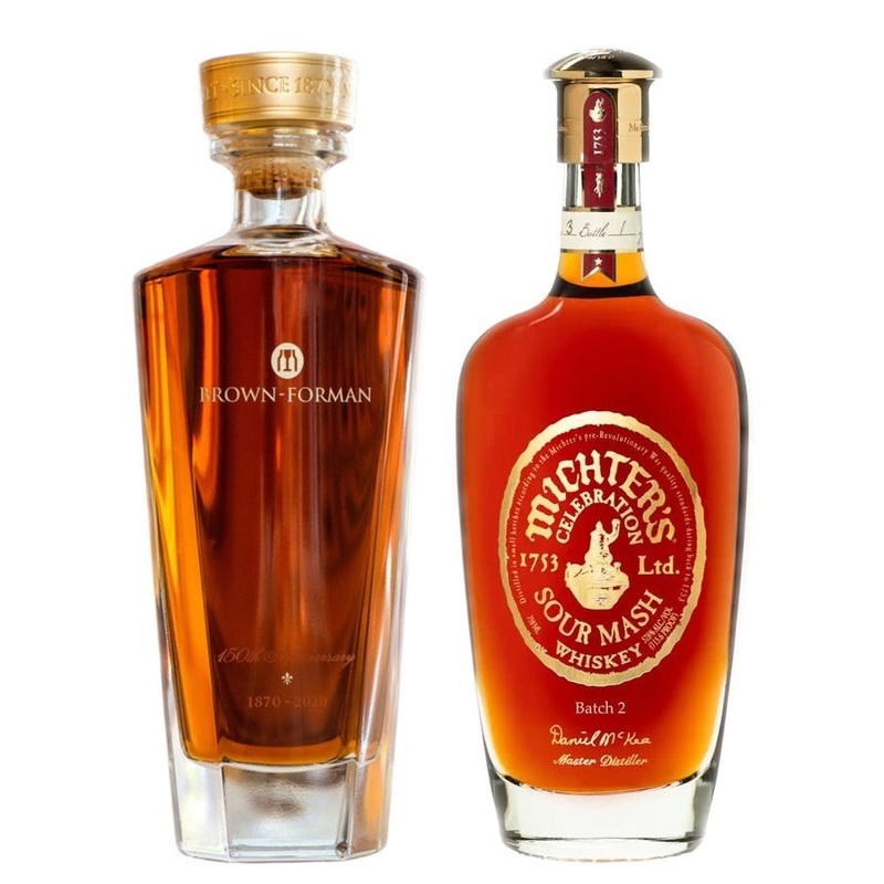 2023 Old Forester 150th Decanter & Michter's "Celebration" Sour Mash Batch 2 Bundle