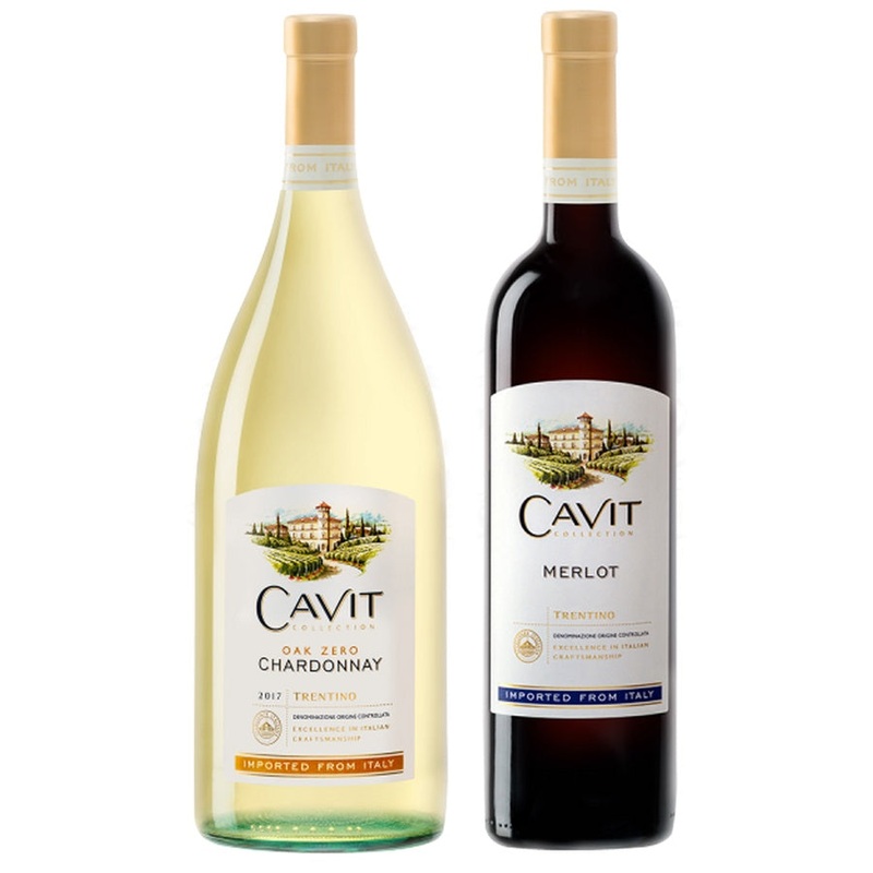 Cavit Chardonnay & Cavit Merlot Bundle