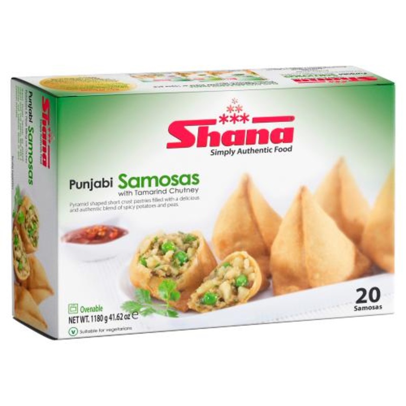 Shana Punjabi Samosas 20 Pieces - 1.18kg
