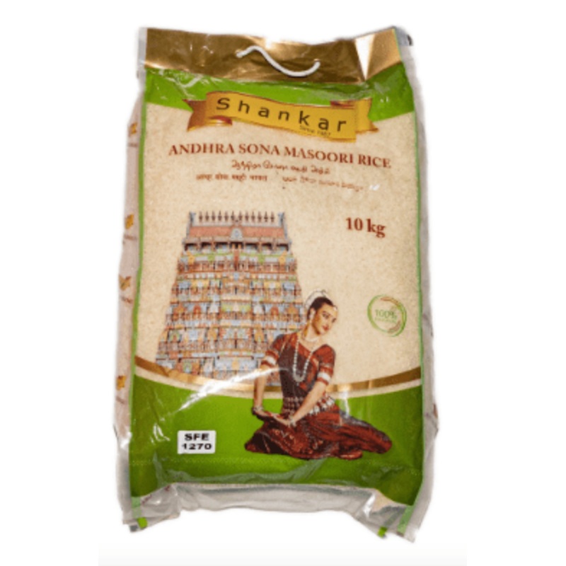 Shankar Andhra Sona Masoori Rice - 10kg