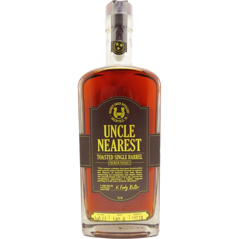 Uncle Nearest Toasted Single Barrel Premium Whiskey 750ml