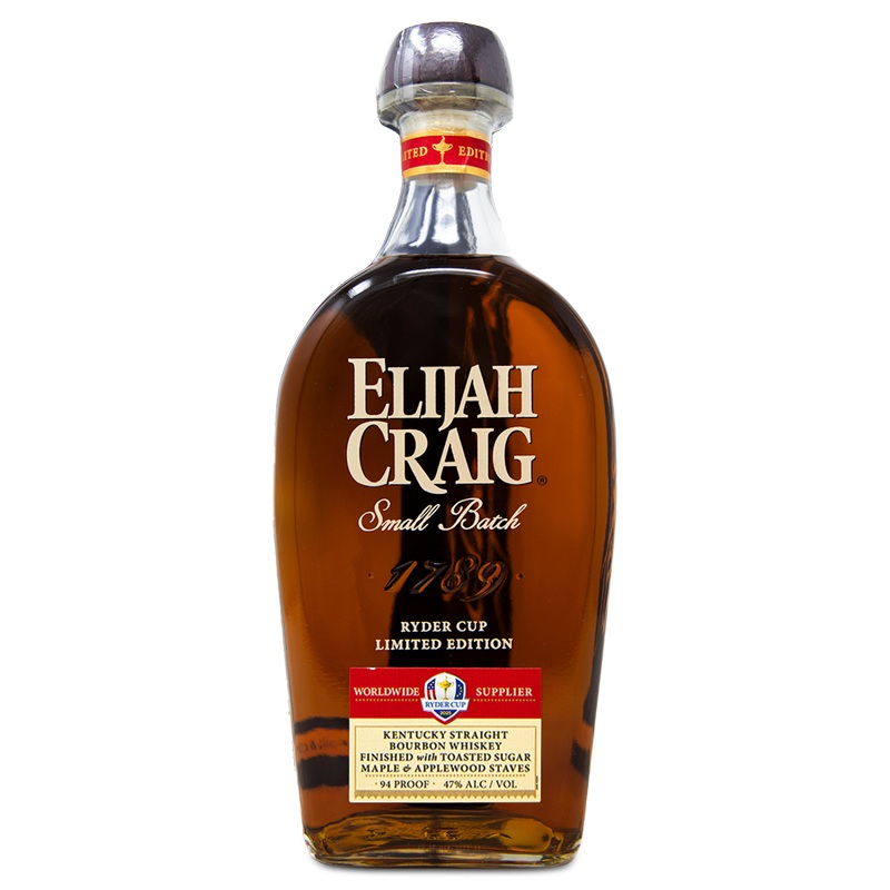 Elijah Craig Ryder Cup Limited Edition World Wide Supplier Kentucky Straight Bourbon 2025 750 ml